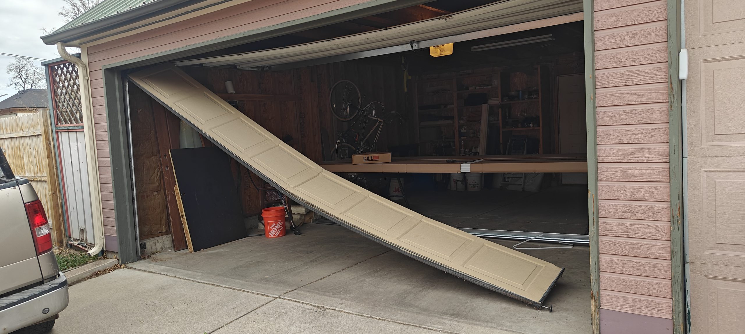 Garage Door Panel Repair